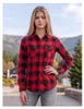 Brandit Donna - Camicia FLANELL nero / rosso - M Anteprima dell’immagine prodotto 20