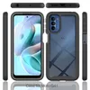 Moto G31 Hülle, Hybrid Transparente Rückseite Robust TPU Produktbild-Vorschau 2