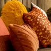 Dutch Decor Dekokissen Zaya Ø45 cm Gelb Unifarben Produktbild-Vorschau 4