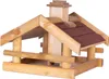 BOOGARDI Vogelhaus Holz · rotes Dach · Vogelfutterhaus Produktbild-Vorschau 2