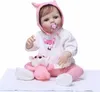 22" Ganzkörper Silikon Vinyl Reborn Baby Puppen Doll Kinder Produktbild-Vorschau 1