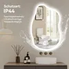 Puluomis miroir de salle de bain 85x55 cm antibuée avec Voir les images du produit 6