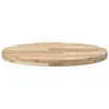 vidaXL Tischplatte Rund Ø70x4 cm Massivholz Akazie Produktbild-Vorschau 3