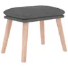 vidaXL Podnóżek jasnoszary 45x29,5x35 cm tkanina Podgląd zdjęcia produktu 1