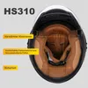 Jethelm Motorradhelm Halbschalenhelm mit Doppelvisier Produktbild-Vorschau 2