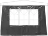 Relaxdays Parete laterale per gazebo, set da 4, 2x3 m, Anteprima dell’immagine prodotto 7