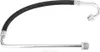 A product shot of a flexible hose with metal connectors on a white background. Produktbild-Vorschau