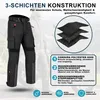 BULLDT Motorradhose Cargo Textilhose Cargohose Schwarz, Produktbild-Vorschau 5