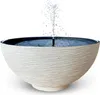 Set fontana solare per esterni - 45 x 23 cm ciotola crema Anteprima dell’immagine prodotto 1
