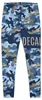 DECALVIBES Damen Leggings Basic Urban Side Blue Camouflage Produktbild-Vorschau 2