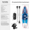 tectake® Stand-Up Paddle Board 2in1 aufblasbar Kajak-Sitz Produktbild-Vorschau 5