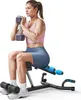 Sissy Squat kniebuigtrainer, verstelbaar tot 136 kg, buik- Productafbeelding-voorbeeld 10