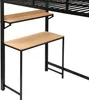 Flieks Etagenbett Metallbett 90x200cm mit Schreibtisch & Produktbild-Vorschau 7
