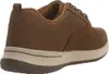A side view of a brown leather sneaker. Produktbild-Vorschau