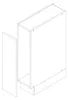Küchenunterschrank Weiß - 20 cm - mit Schublade und Korb Produktbild-Vorschau 2