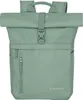 A front view of a green roll-top backpack against a white background. Anteprima dell’immagine prodotto