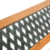 tectake Banc de jardin Tamara L 128 x P 51 x H 73 cm, en Voir les images du produit 18