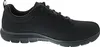 A side view of a black Skechers shoe against a white background. Voir les images du produit
