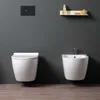 Wand-WC ohne Spülrand + WC-Sitz und Bidet | Folk Produktbild-Vorschau 1
