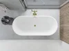 Mexen Yara vasca da bagno autoportante scanalata 170 x 75 Anteprima dell’immagine prodotto 4