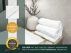 4er Set Handtücher, 100% Baumwolle, 50x100 cm, weiß, extra Produktbild-Vorschau 5