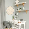 Design Stahlmagnettafel Schwarz Rund 47cm Bunte Punkte Produktbild-Vorschau 2