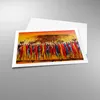 Poster - Poster ohne Rahmen - Afrika Stamm - 70x50 cm - Produktbild-Vorschau 3