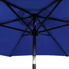 Aga Ombrellone da giardino inclinabile 250 cm Blu Anteprima dell’immagine prodotto 5