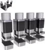 Four adjustable clamps are shown in the foreground, with a smaller group of similar clamps in the background. Produktbild-Vorschau