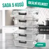 Avalo Skleněné dózy na potraviny - Krabičky na meal prep - Náhled obrázku produktu 7