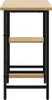 A product shot of a computer desk with two shelves. Anteprima dell’immagine prodotto