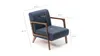 Product dimensions shown on a chair. Produktbild-Vorschau