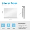 Heilmetz LED Badspiegel 50 x 70 cm Badezimmerspiegel Produktbild-Vorschau 8