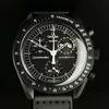 Swatch x Omega Mission To The Moonphase Snoopy Black Produktbild-Vorschau 5