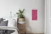 MuchoWow® Textilposter Tupfen - Rot - Weiß 40x80 cm mit Produktbild-Vorschau 3