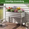 Jardinière surélevée en métal COSTWAY, jusqu'à 80 kg, bac Voir les images du produit 3