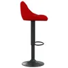 vidaXL Sgabello da bar 2 pz. Velluto rosso vino Anteprima dell’immagine prodotto 5