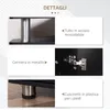 HOMCOM Mobile Porta TV Classico da Soggiorno con 2 ripiani Anteprima dell’immagine prodotto 6