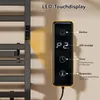 Puluomis elektrische handdoekradiator met LED-touchdisplay, Productafbeelding-voorbeeld 2
