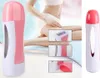 A collage of a waxing kit and a woman's legs. Produktbild-Vorschau