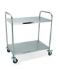 Carrello di servizio in acciaio inox, 2 ripiani Anteprima dell’immagine prodotto 1