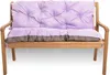 Poduška na záhradné lavice 150x50x50cm fialový | Poduška na Náhľad obrázku produktu 1