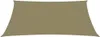 vidaXL Voile d'ombrage Oxford Rectangulaire 3,5x5 m Beige Voir les images du produit 11