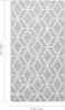vidaXL Outdoor-Teppich ARAKIL Grau 120x180 cm PP Produktbild-Vorschau 7