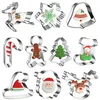 Ensemble de 10 emporte-pièces en acier inoxydable pour Noël Voir les images du produit 1
