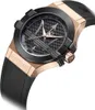 Maserati Potenza Uhr Schwarz,Golden  Herren Schwarz,Golden Produktbild-Vorschau 11