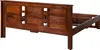 MASSIVMOEBEL24 Bett Akazie 180x200x90 nougat lackiert Produktbild-Vorschau 10