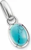 Pendentif charm en argent avec pierre de naissance du mois Voir les images du produit 9