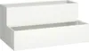vidaXL Záhradný kvetináč biely 100 x 60 x 45 cm Oceľ Náhľad obrázku produktu 1