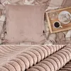 Dekokissen Cordsamt einfarbig mit Füllung für Sofa und Bett Produktbild-Vorschau 2